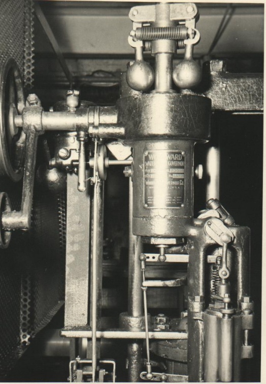 Gate shaft governor from 1912